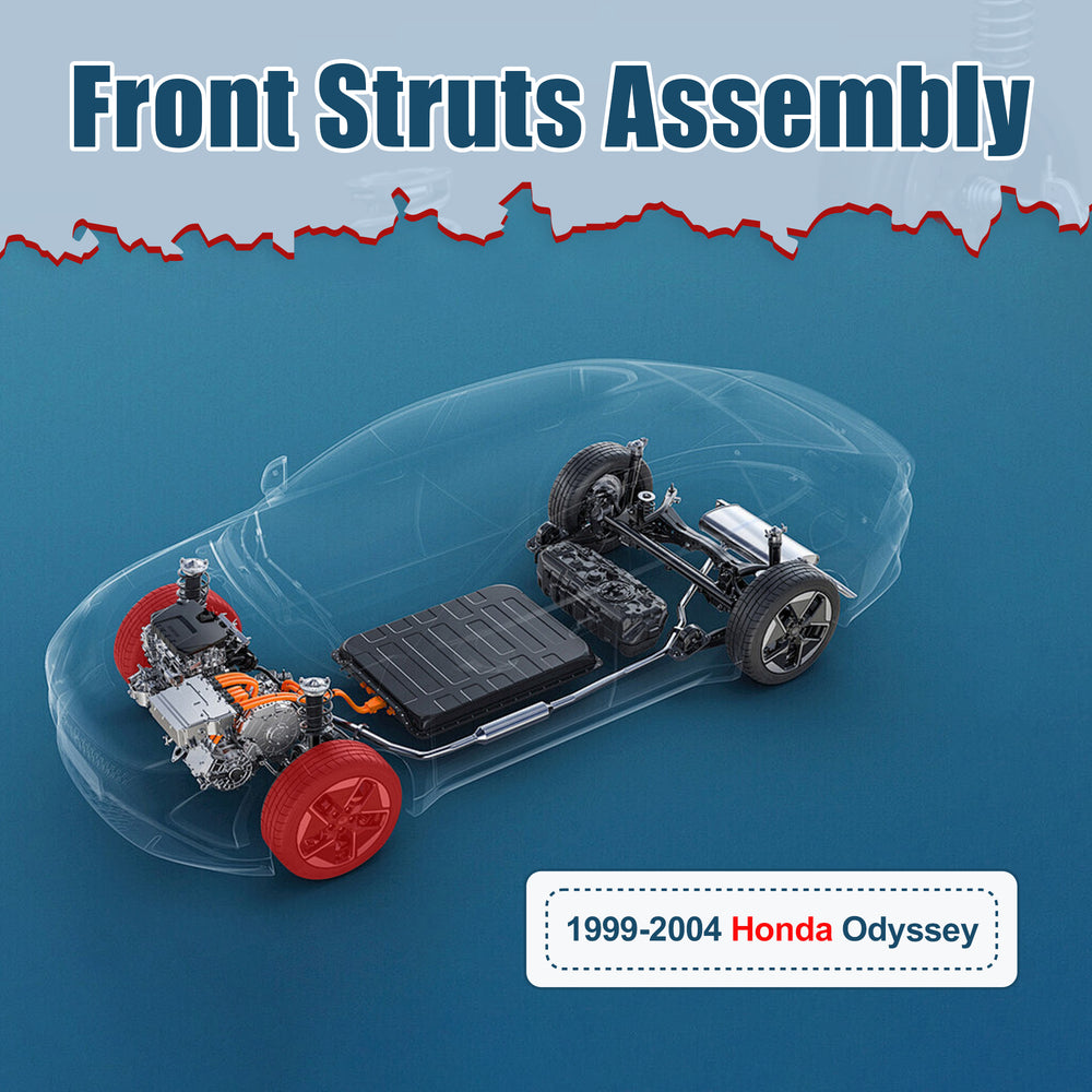Vextone Front Strut Assembly Kit for 1999-2004 for Honda Odyssey Mini Van – Noise Reduction & Comfort Upgrade – Replaces OEM 171597 171598(Pair)