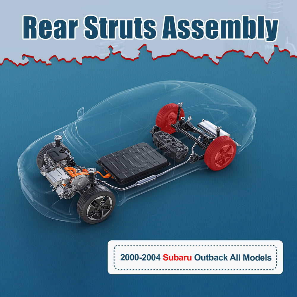 Vextone Rear Strut Assembly Kit for 2000 2001 2002 2003 2004 Subaru Outback – Noise Reduction & Comfort Upgrade – Replaces OEM 171113 (1PC)