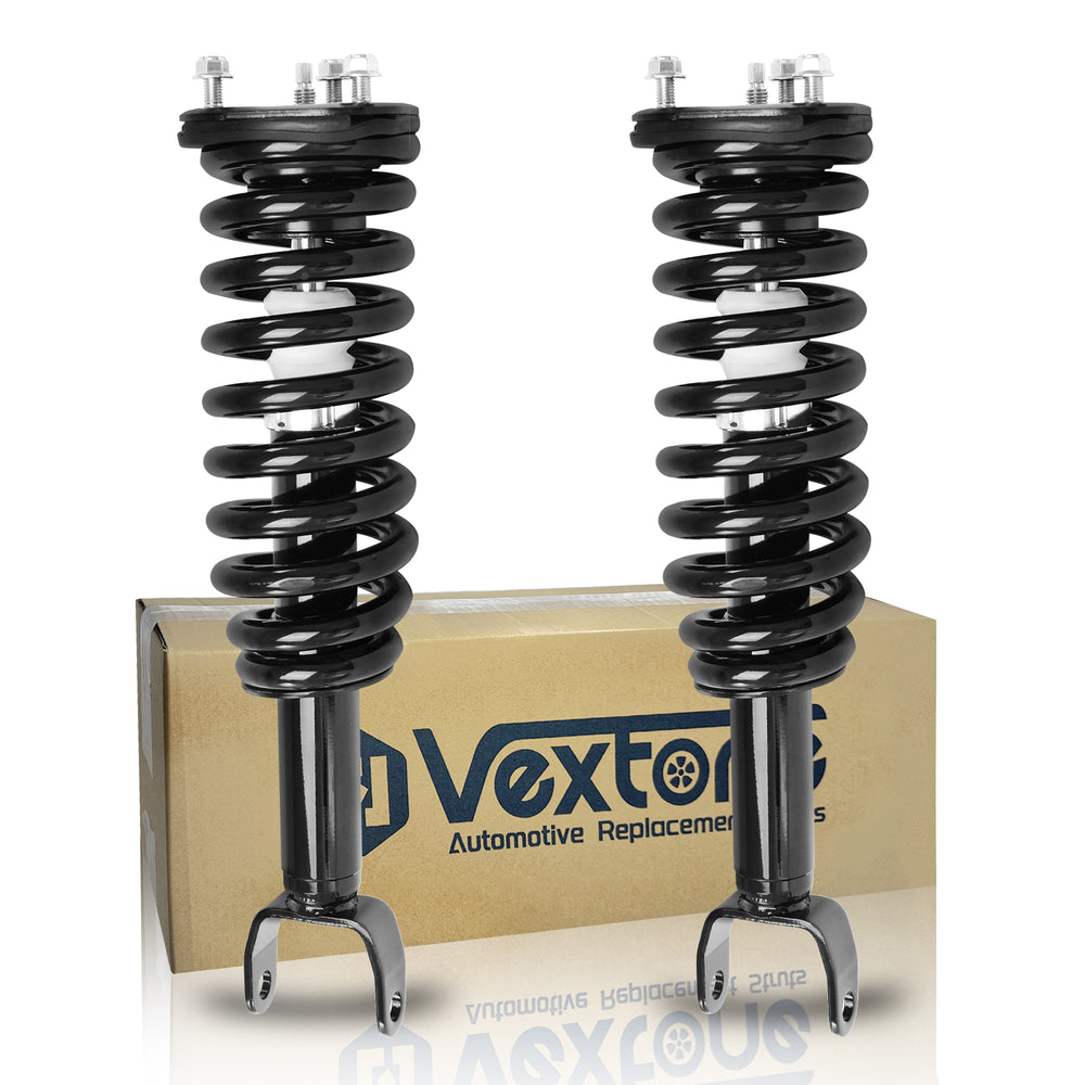 Vextone Front Struts Shock Absorbers Coil Spring Assembly Fit for 2005-2009 Dodge Dakota 4WD, 2006-2009 Mitsubishi Raider 4WD – Noise Reduction & Comfort Upgrade – Replaces OEM 171100 (Pair)