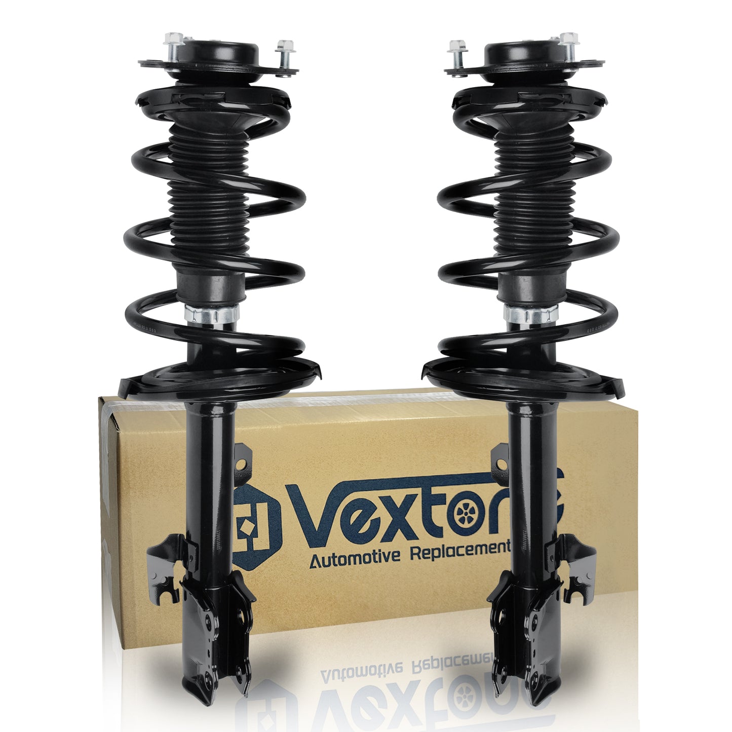 Vextone Front Strut Assembly Kit for 2008 2009 2010 Toyota Highlander FWD 3.5L – Noise Reduction & Comfort Upgrade – Replaces OEM 172483 172484 (Pair)