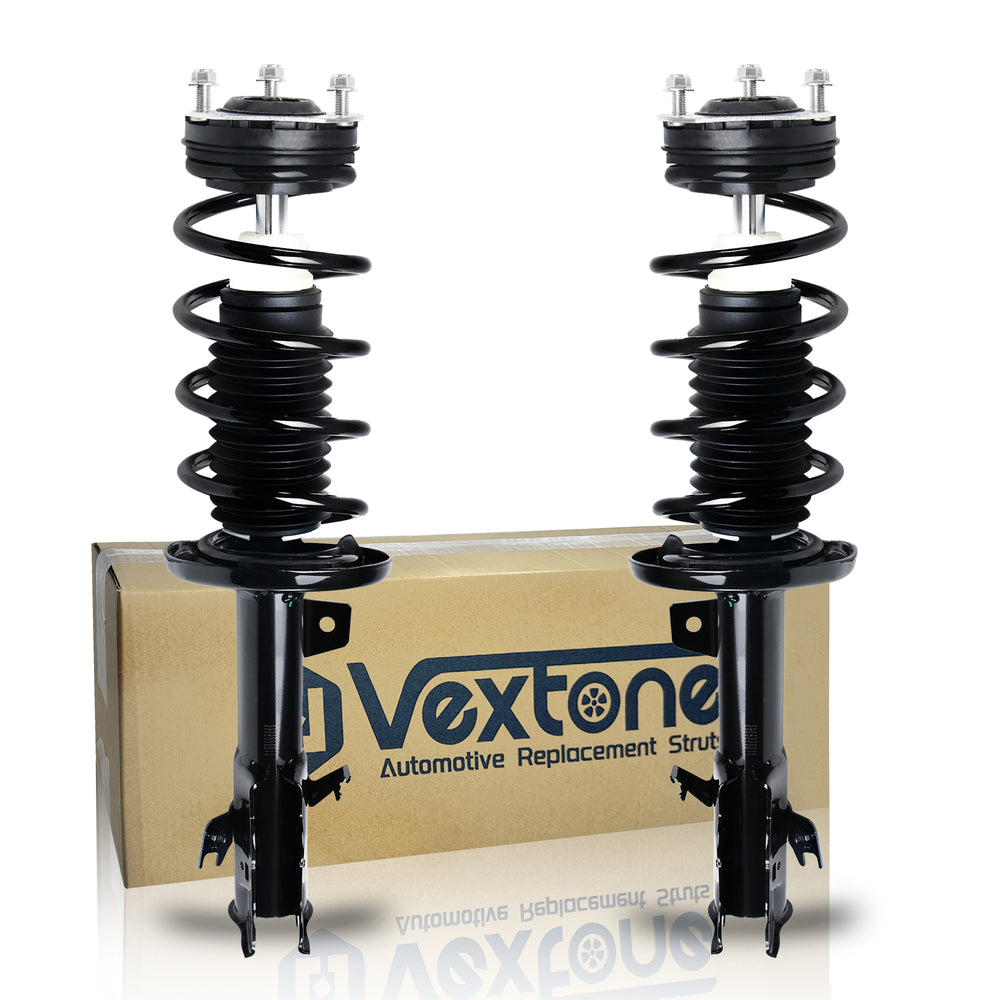 Vextone Front Strut Assembly Kit for 2011 2012 2013 Ford Fiesta – Noise Reduction & Comfort Upgrade – Replaces OEM 172525 172524 (Pair)