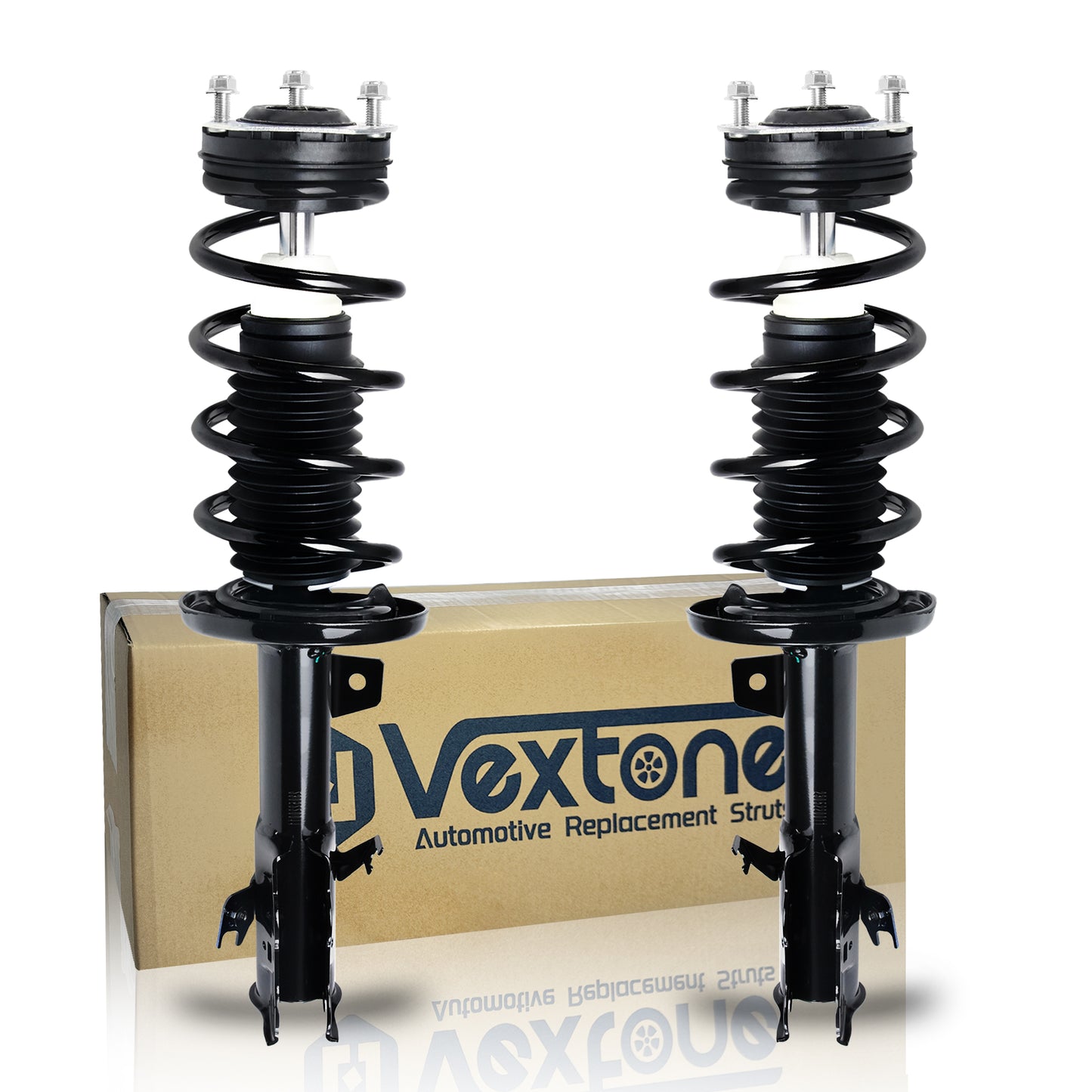 Vextone Front Strut Assembly Kit for 2011 2012 2013 Ford Fiesta – Noise Reduction & Comfort Upgrade – Replaces OEM 172525 172524 (Pair)