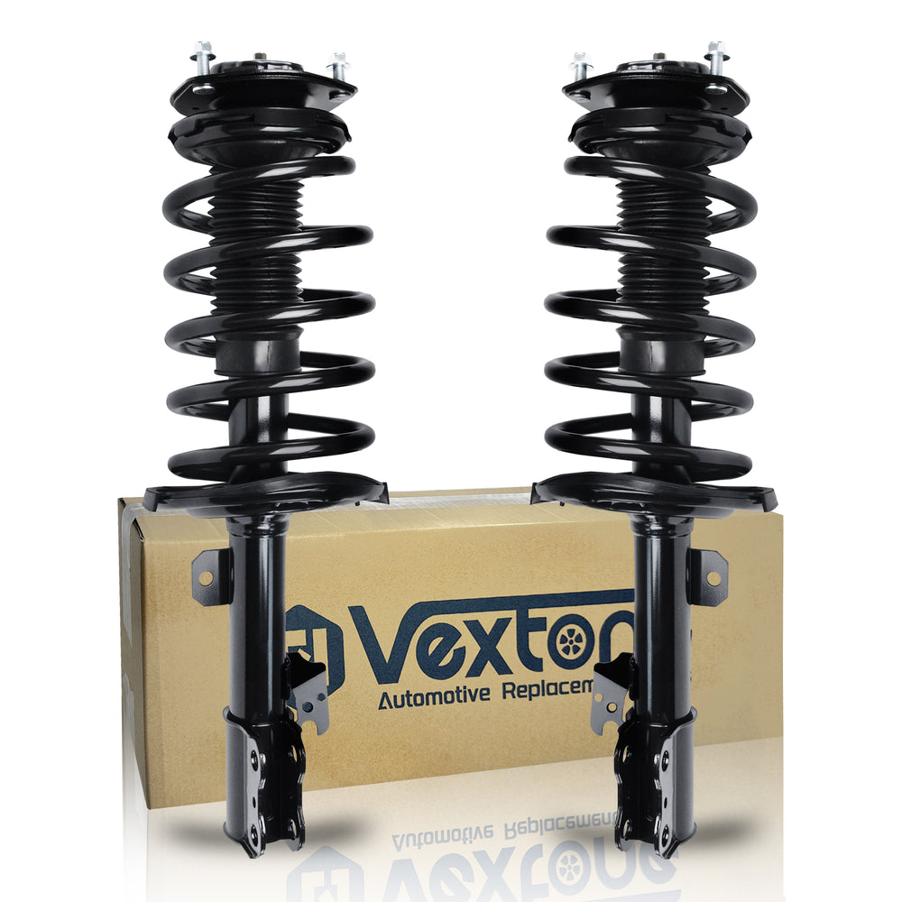 Vextone Front Strut Assembly Kit for 2007 2008 2009 2010 Toyota Sienna AWD/FWD (Only 8 Passenger Models) – Noise Reduction & Comfort Upgrade – Replaces OEM 172365 172366 (Pair)