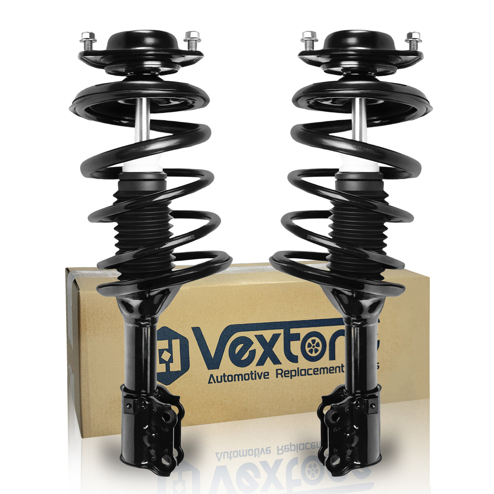 Vextone Front Strut Assembly Kit for 2000 2001 2002 2003 2004 2005 2006 Hyundai Elantra – Noise Reduction & Comfort Upgrade – Replaces OEM 171404 171405 (Pair)