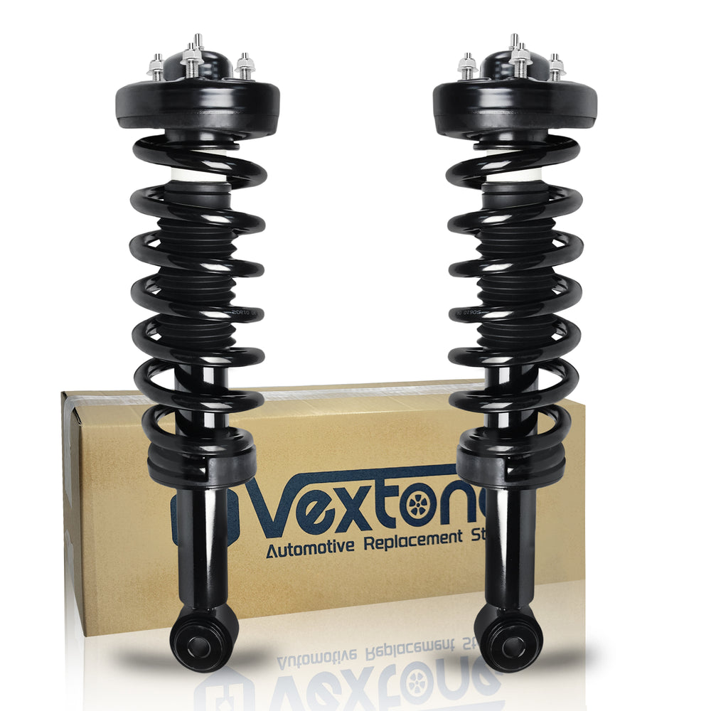 Vextone Front Strut Assembly Kit for 2009 2010 2011 2012 2013 for Ford F-150 RWD – Noise Reduction & Comfort Upgrade – Replaces OEM 171140 (Pair)