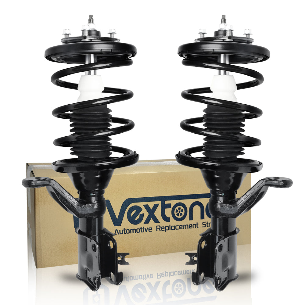 Vextone Front Strut Assembly Kit for 2003 2004 2005 Honda Civic 1.7L – Noise Reduction & Comfort Upgrade – Replaces OEM 172185 172186 (Pair)