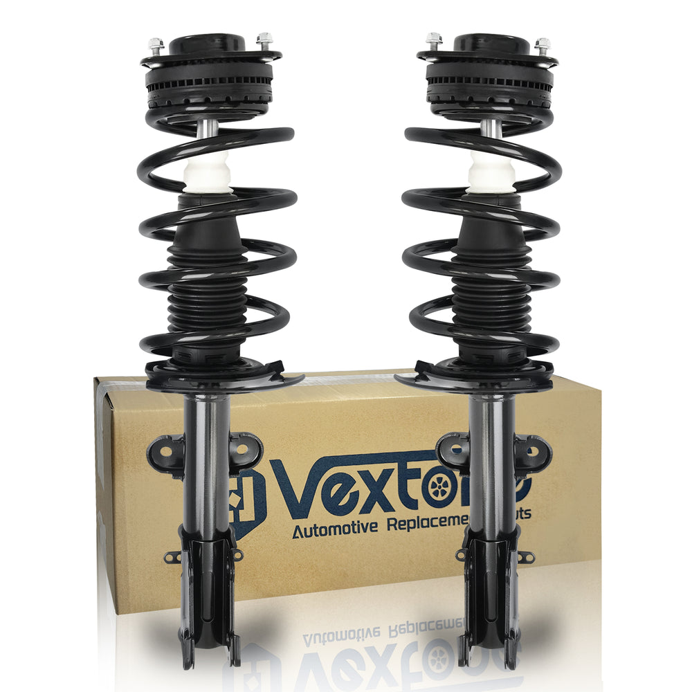 Vextone Front Strut Assembly Kit for 2008-2019 Dodge Grand Caravan, 2008-2016 Chrysler Town & Country – Noise Reduction & Comfort Upgrade – Replaces OEM 171128L 171128R (Pair)