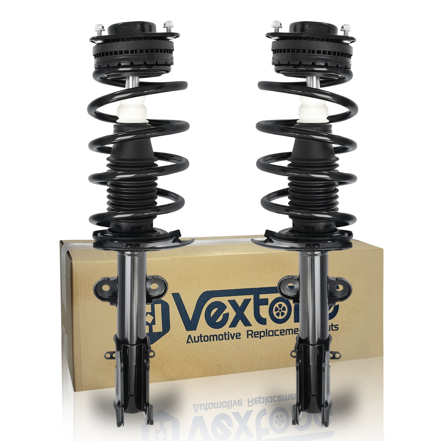 Vextone Front Strut Assembly Kit for 2008-2019 Dodge Grand Caravan, 2008-2016 Chrysler Town & Country – Noise Reduction & Comfort Upgrade – Replaces OEM 171128L 171128R (Pair)