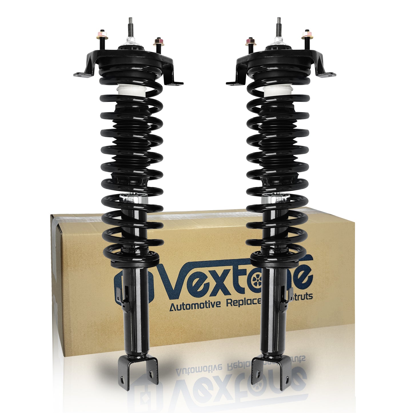 Vextone Rear Struts Shock Absorbers Coil Spring Assembly Fit for 2001-2006 Dodge Stratus Sedan, 2001-2006 Chrysler Sebring Sedan – Noise Reduction & Comfort Upgrade – Replaces OEM 271311 (Pair)