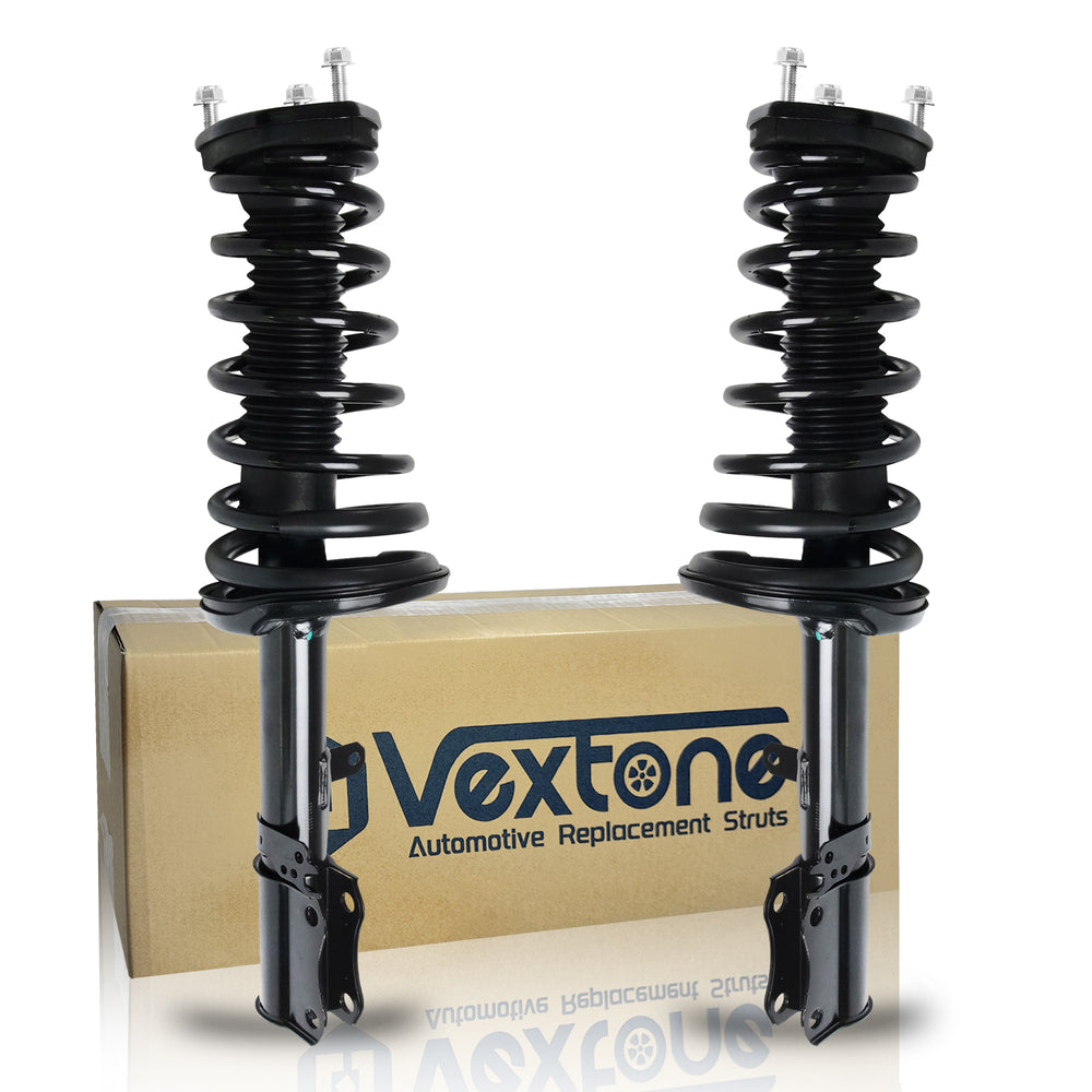 Vextone Rear Strut Assembly Kit for 1997 - 2001 Toyota Camry L4 2.2L, 1999 - 2003 Toyota Solara L4 2.2L  – Noise Reduction & Comfort Upgrade – Replaces OEM 171681 171680 (Pair)
