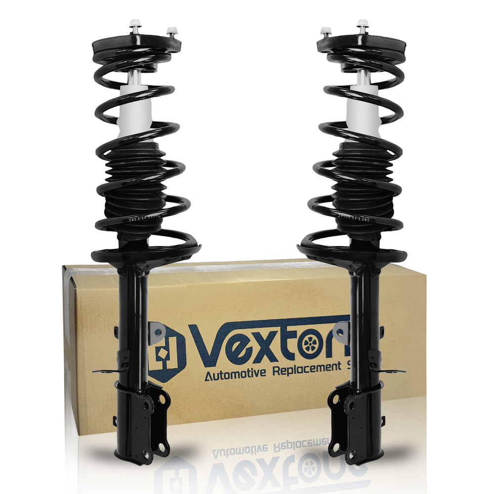 Vextone Rear Strut Assembly Kit for 1993-2002 Toyota Corolla (No Wagon), for 1998-2002 Chevy Prizm – Noise Reduction & Comfort Upgrade – Replaces OEM 171953 171954 (Pair)