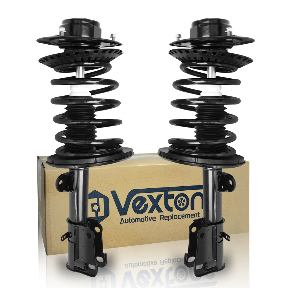Vextone Front Strut Assembly Kit for 2001-2007 Dodge Caravan 3.3L/Grand Caravan FWD, 2001-2007 Chrysler Town & Country FWD – Noise Reduction & Comfort Upgrade – Replaces OEM 171572R 171572L (Pair)
