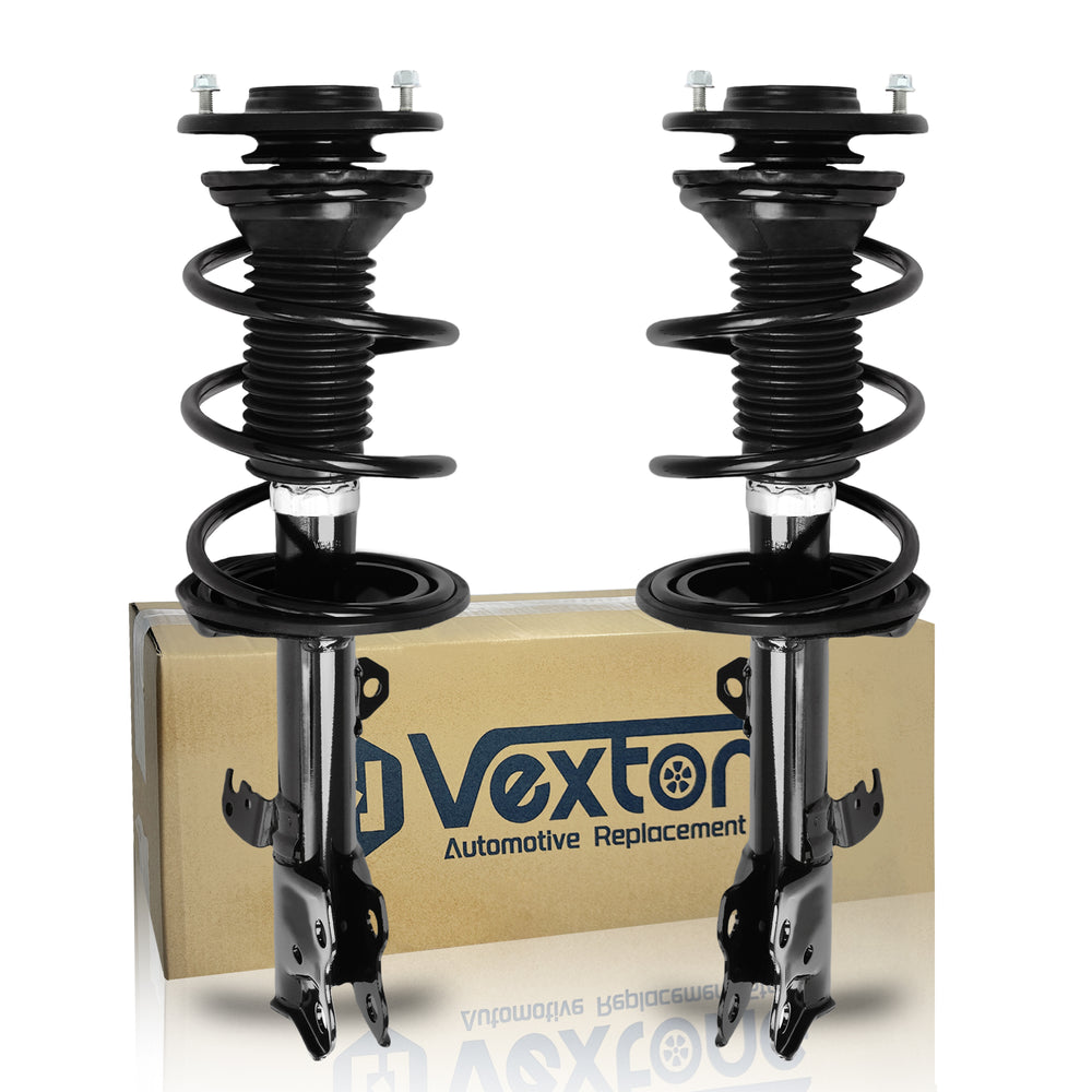 Vextone Front Strut Assembly Kit for 2009-2013 Toyota Corolla 1.8L, 2011-2013 Toyota Matrix 1.8L – Noise Reduction & Comfort Upgrade – Replaces OEM 472597 472598 (Pair)