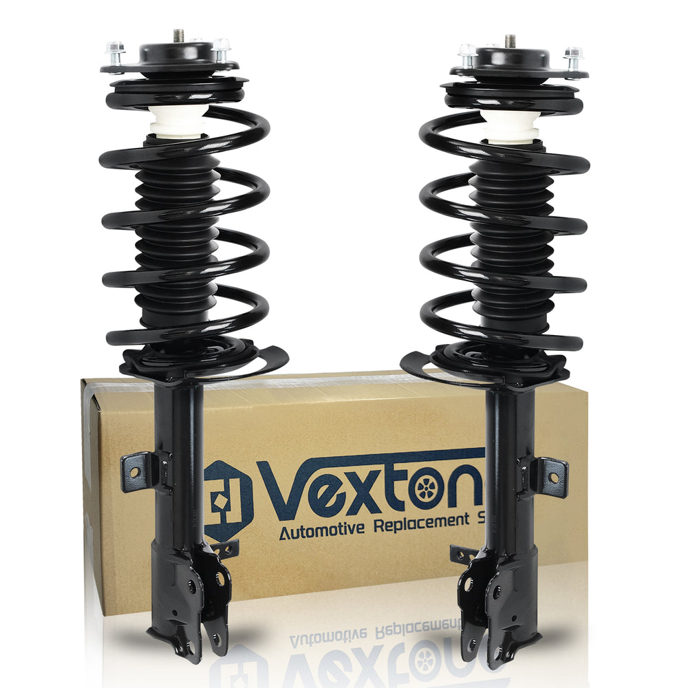 Vextone Front Strut Assembly Kit for 2007 2008 2009 Dodge Caliber 2.0L SE/SXT, 2010 2011 Caliber Express, 2012 Caliber SE/SXT – Noise Reduction & Comfort Upgrade – Replaces OEM 172367 172368 (Pair)