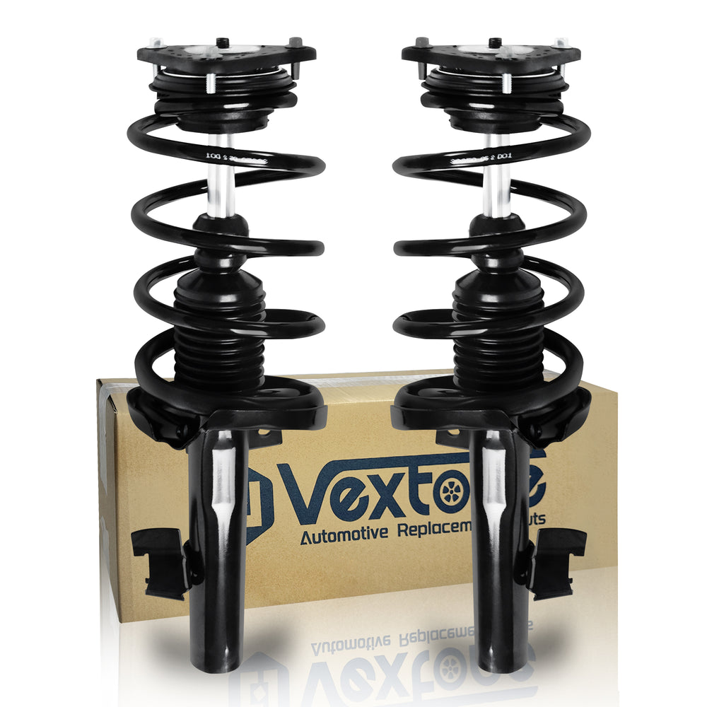 Vextone Front Strut Assembly Kit for 2004-2009 Mazda 3 (NO MazdaSpeed), 2010-2013 Mazda 3 (NO I Touring/Grand Touring/MazdaSpeed) – Noise Reduction & Comfort Upgrade – Replaces OEM 172264 172263 (Pair)