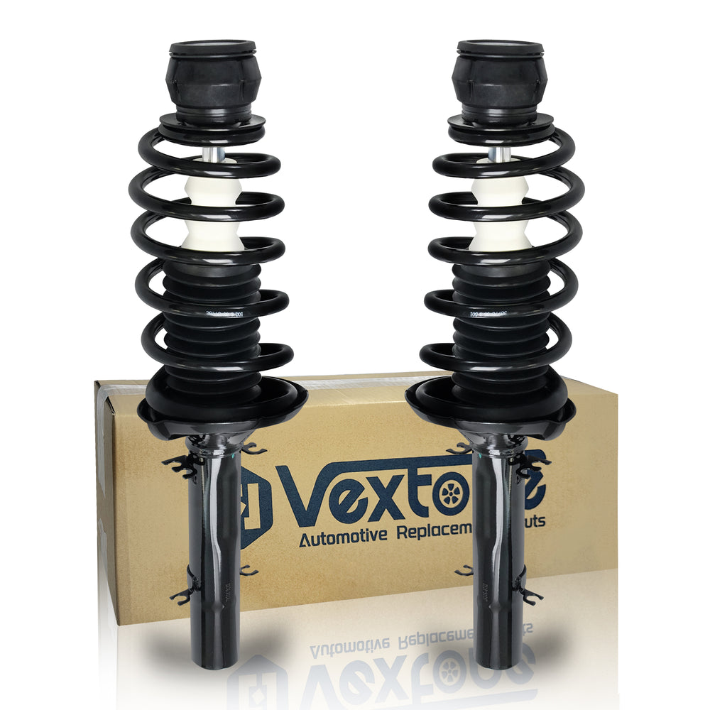 Vextone Front Strut Assembly Kit for 1998-2010 Volkswagen Beetle, 1999-2005 Golf, 2007-2009 Golf City – Noise Reduction & Comfort Upgrade – Replaces OEM 171525 (Pair)