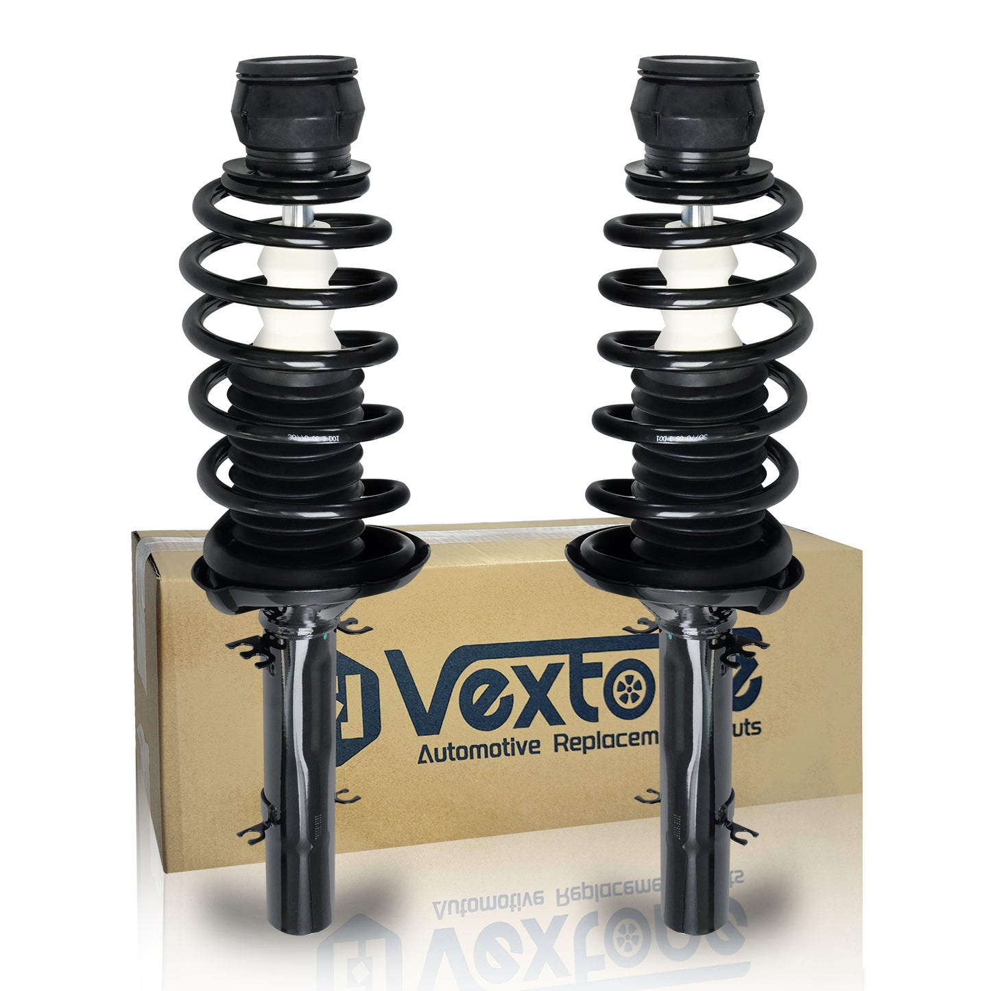 Vextone Front Strut Assembly Kit for 1998-2010 Volkswagen Beetle, 1999-2005 Golf, 2007-2009 Golf City – Noise Reduction & Comfort Upgrade – Replaces OEM 171525 (Pair)