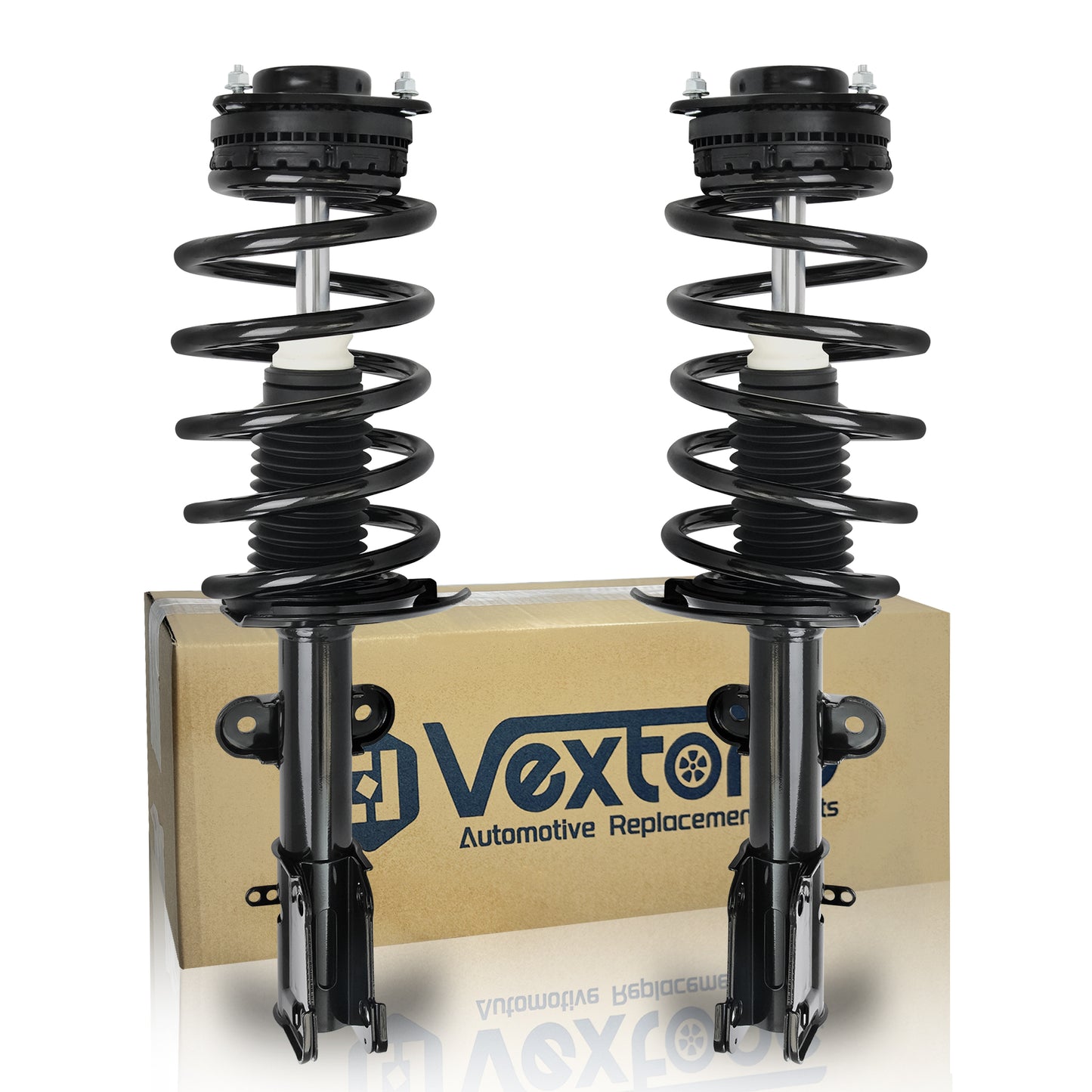 Vextone Front Strut Assembly Kit for 2012-2016 Dodge Grand Caravan (NO RT), 2017-2020 Grand Caravan (NO GT/Blacktop/SXT Premium) – Noise Reduction & Comfort Upgrade – Replaces OEM 471128R 471128L (Pair)