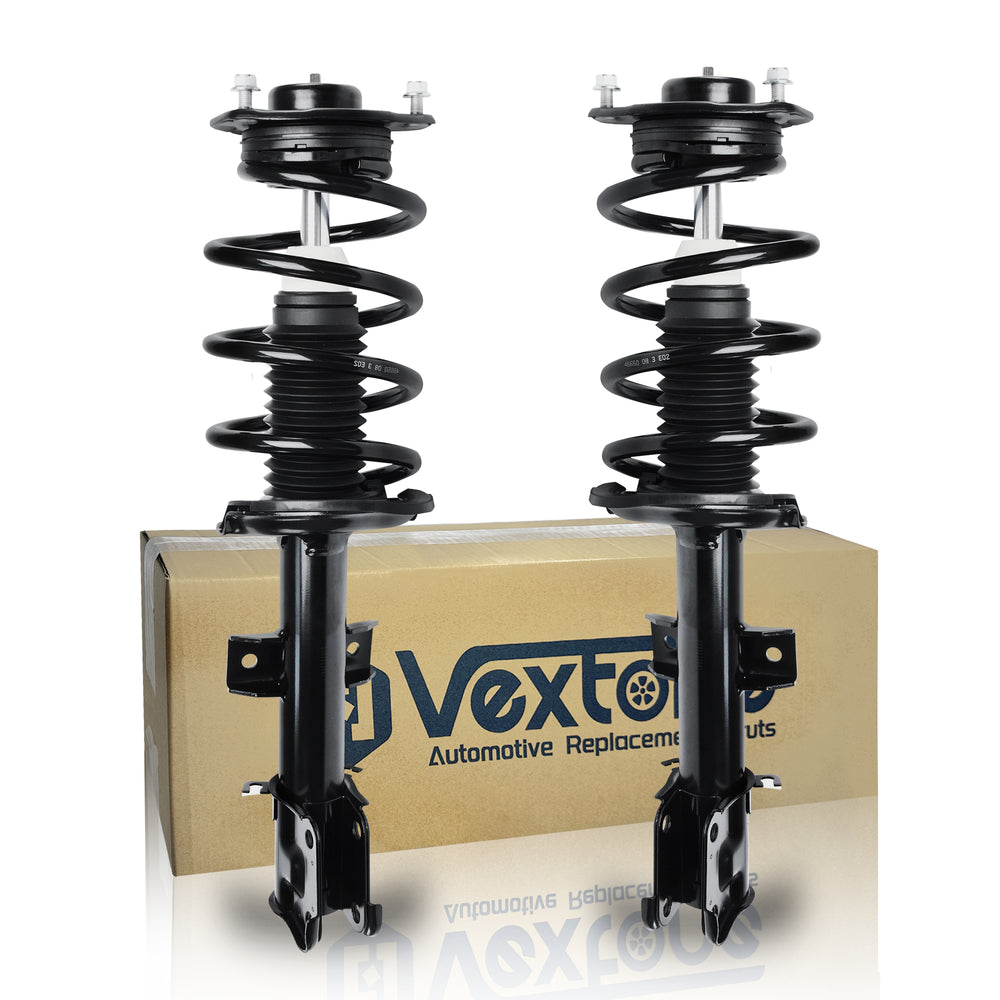 Vextone Front Strut Assembly Kit for 2010 2011 2012 Hyundai Santa Fe – Noise Reduction & Comfort Upgrade – Replaces OEM 372712 372713 (Pair)