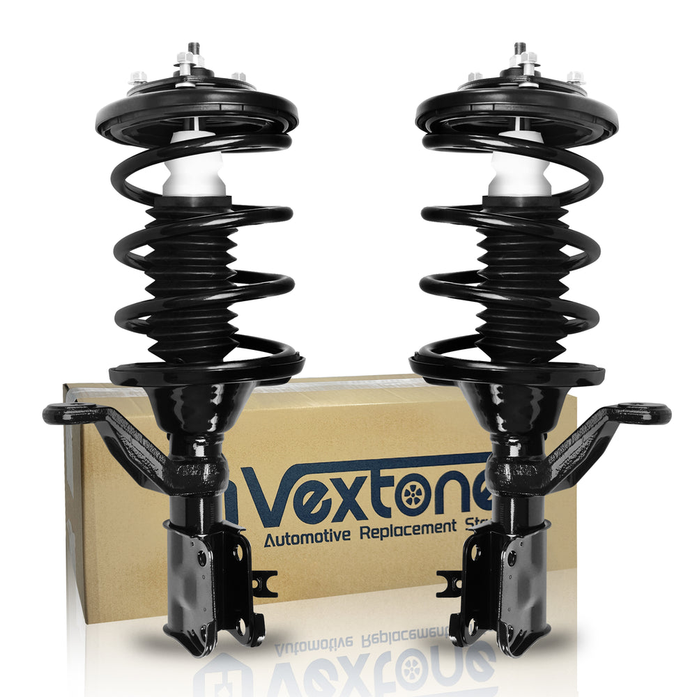 Vextone Front Strut Assembly Kit for 2001-2002 Honda Civic Coupe/Sedan (No Si), 2003-2005 Honda Civic 1.3L Hybrid – Noise Reduction & Comfort Upgrade – Replaces OEM 171433 171434 (Pair)