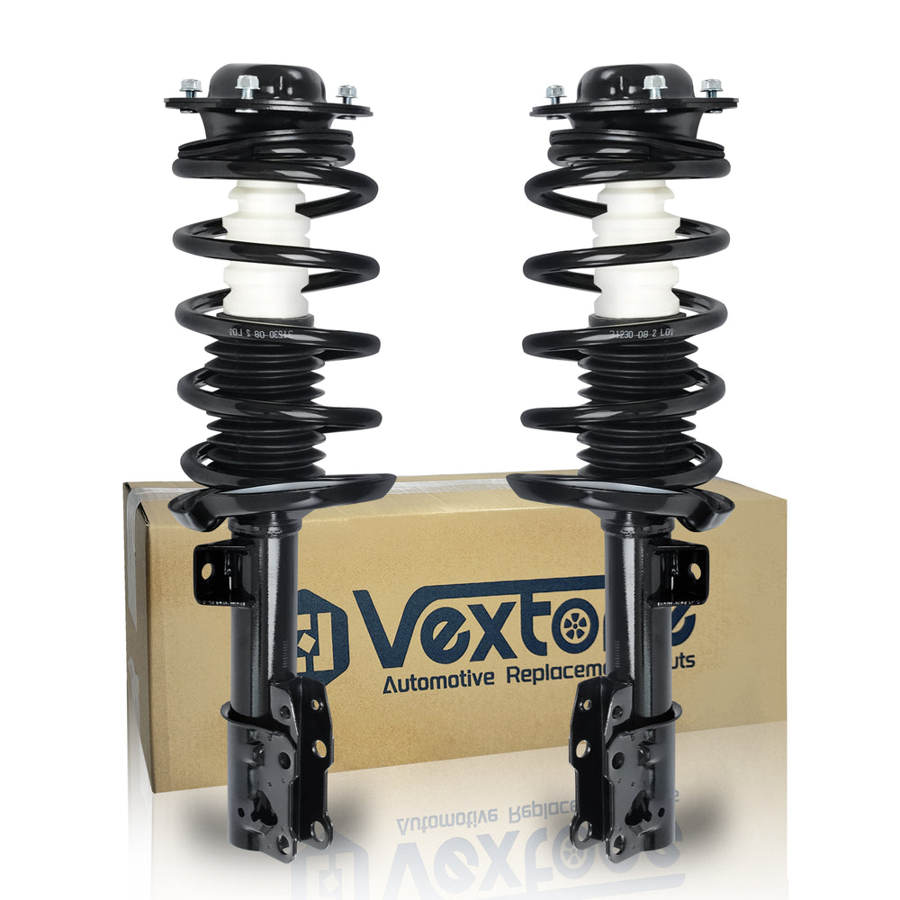 Vextone Front Strut Assembly Kit for 2004-2009 Chevy Malibu (No 2007 Base Sedan 2.2L), 2010-2012 Chevy Malibu (No Hybrid), Pontiac G6 2005-2010 – Noise Reduction & Comfort Upgrade – Replaces OEM 172200 172199 (Pair)