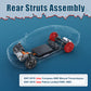 Vextone Rear Struts Shock Absorbers Coil Spring Assembly Fit for 2007 2008 2009 2010 Jeep Compass 4WD Manual Transmission – Noise Reduction & Comfort Upgrade – Replaces OEM 472401 (Pair)