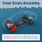 Vextone Front Strut Assembly Kit for 2007-2009 Hyundai Santa Fe GLS 2.7L AWD/FWD – Noise Reduction & Comfort Upgrade – Replaces OEM 172299 172300 (Pair)
