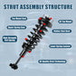 Vextone Front Struts Shock Absorbers Coil Spring Assembly Fit for 2004 2005 Ford Explorer, Mercury Mountaineer – Noise Reduction & Comfort Upgrade – Replaces OEM 171398 (Pair)