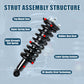 Vextone Front Struts Shock Absorbers Coil Spring Assembly Fit for Nissan Pathfinder 2005-2012 (2007 No S), Xterra 2005-2015 – Noise Reduction & Comfort Upgrade – Replaces OEM 171103 (Pair)