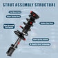 Vextone Rear Strut Assembly Kit for 2004-2006 Toyota Camry, Lexus ES330 – Noise Reduction & Comfort Upgrade – Replaces OEM 172207 172208 (Pair)