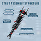 Vextone Rear Struts Shock Absorbers Coil Spring Assembly Fit for Chrysler Sebring 2001 2002 2003 2004 2005 2006 – Noise Reduction & Comfort Upgrade – Replaces OEM 471311 (1PC)