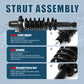 Vextone Rear Struts Shock Absorbers Coil Spring Assembly Fit for 2007-2016 Jeep Compass, Patriot All Models – Noise Reduction & Comfort Upgrade – Replaces OEM 172401 (1PC)