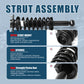 Vextone Rear Struts Shock Absorbers Coil Spring Assembly Fit for 2009 2010 2011 2012 2013 Subaru Forester – Noise Reduction & Comfort Upgrade – Replaces OEM 172695 (1PC)
