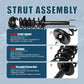 Vextone Rear Struts Shock Absorbers Coil Spring Assembly Fit for Honda Accord 2008 2009 2010 2011 2012 – Noise Reduction & Comfort Upgrade – Replaces OEM 172563(Pair)