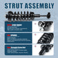 Vextone Front Struts Shock Absorbers Coil Spring Assembly Fit for 2004 2005 Ford Explorer, Mercury Mountaineer – Noise Reduction & Comfort Upgrade – Replaces OEM 171398 (Pair)