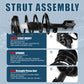 Vextone Front Struts Shock Absorbers Coil Spring Assembly Fit for 1991-1996 Buick Park Avenue, 1990-1999 Buick LeSabre – Noise Reduction & Comfort Upgrade – Replaces OEM 171822 (Pair)