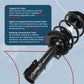 Vextone Front Strut Assembly Kit for  2011 Hyundai Sonata, No Hybrid Models  – Noise Reduction & Comfort Upgrade – Replaces OEM 172585 172586 (Pair)