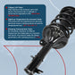 Vextone Front Strut Assembly Kit for 2001-2006 Hyundai Santa Fe – Noise Reduction & Comfort Upgrade – Replaces OEM 171435 171436 (Pair)