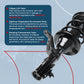 Vextone Front Strut Assembly Kit for 2002 2003 2004 2005 2006 Honda CR-V – Noise Reduction & Comfort Upgrade – Replaces OEM 172143 172144 (Pair)