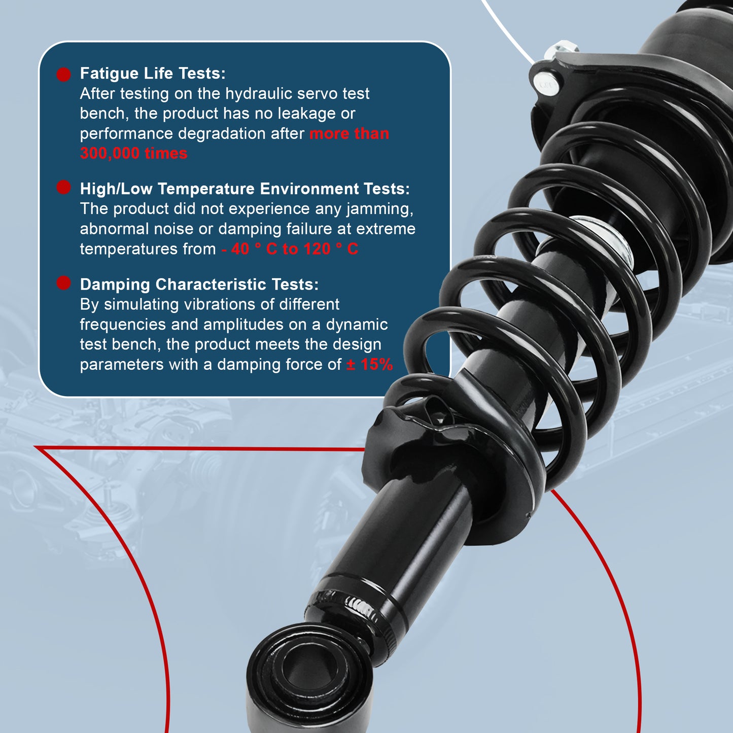 Vextone Rear Strut Assembly Kit for 2009-2013 Toyota Corolla 1.8L, 2009-2010 Corolla 2.4L – Noise Reduction & Comfort Upgrade – Replaces OEM 172599L 172599R (Pair)