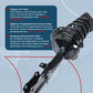 Vextone Rear Strut Assembly Kit for 2004-2007 Toyota Highlander FWD Base,2004-2006 Lexus RX330 FWD, 2007 RX350 FWD– Noise Reduction & Comfort Upgrade – Replaces OEM 172213 172214 (Pair)