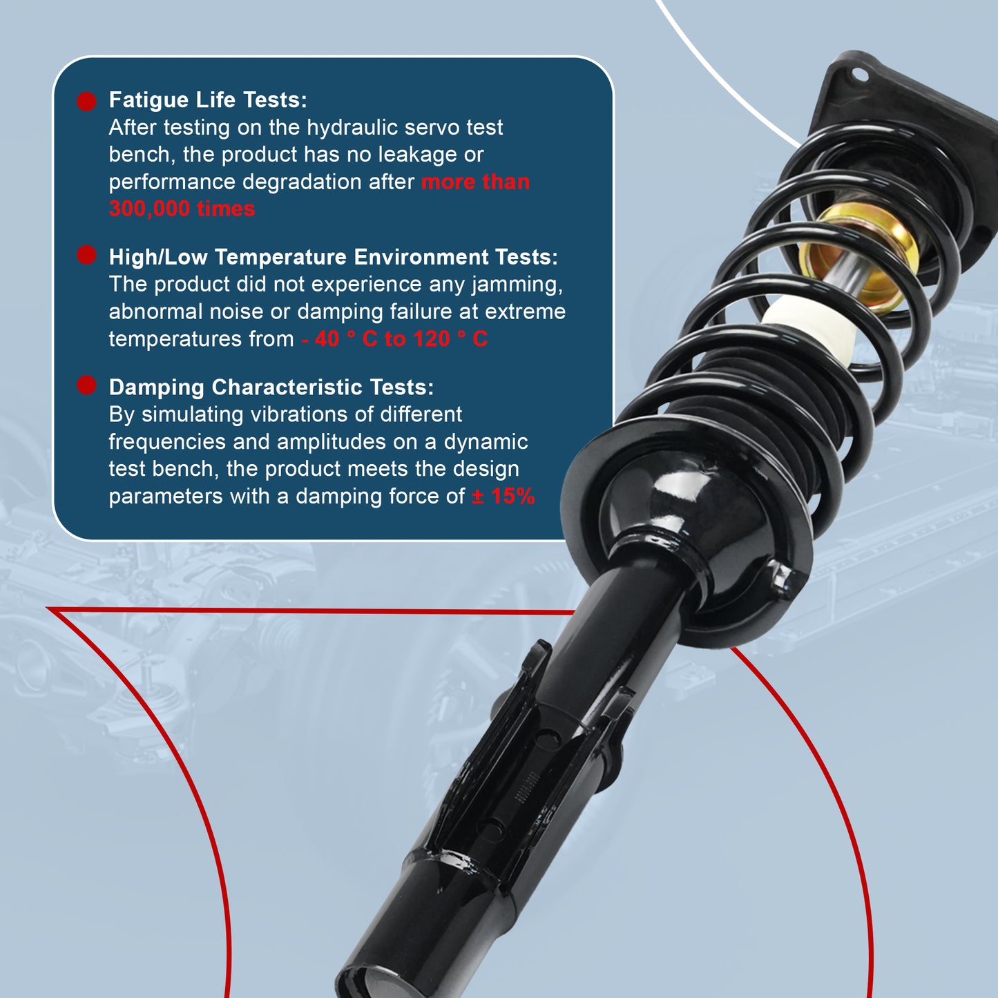 Vextone Rear Struts Shock Absorbers Coil Spring Assembly Fit for 1998-2003 Chevrolet Chevy Malibu, 2004 2005 Chevrolet Classic – Noise Reduction & Comfort Upgrade – Replaces OEM 171686 (1PC)