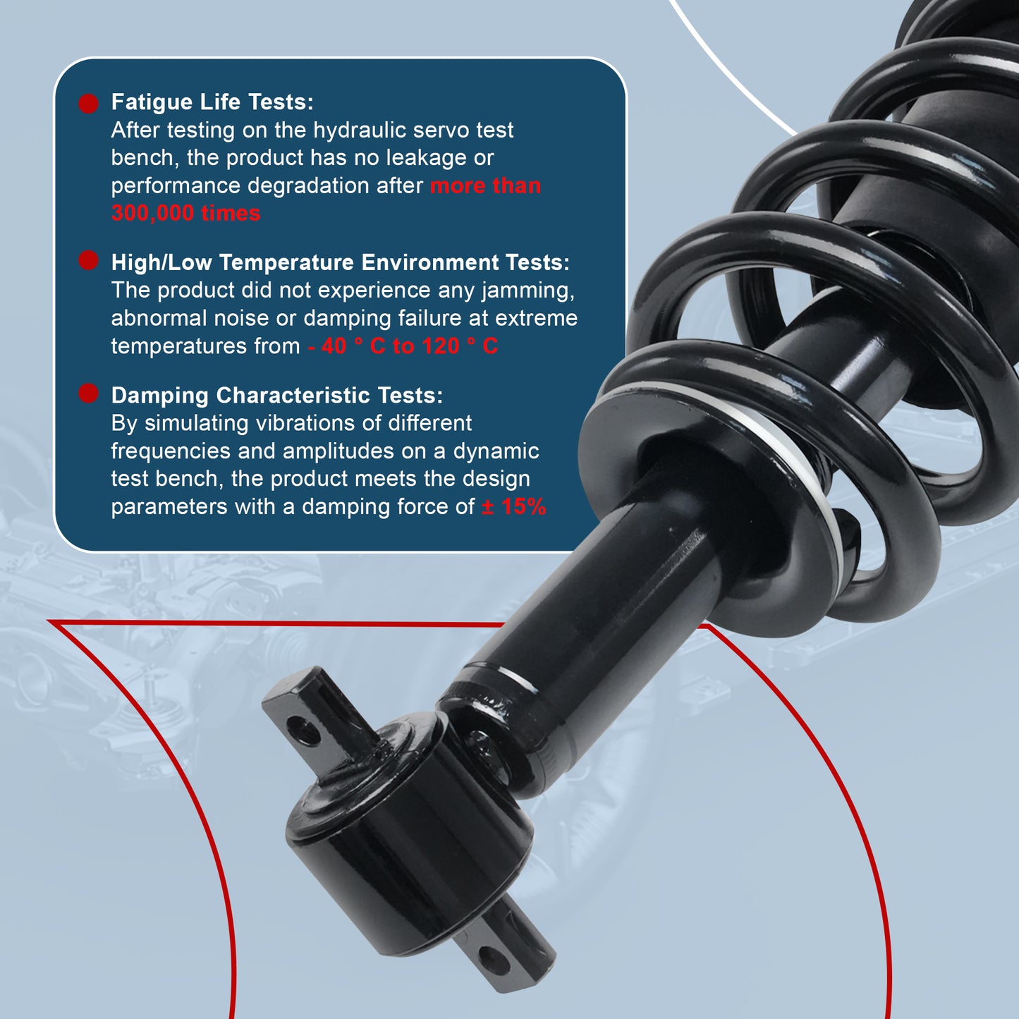 Vextone Front Struts Shock Absorbers Coil Spring Assembly Fit for 2014-2018 Chevy Silverado 1500 4WD & 2014-2018 GMC Sierra 1500 RWD – Noise Reduction & Comfort Upgrade – Replaces OEM 239112 (Pair)