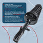 Vextone Rear Strut Assembly Kit for Toyota Camry Sedan 1992-1993, Camry V6 1997-2001, Avalon 1997-2003 – Noise Reduction & Comfort Upgrade – Replaces OEM 271680 271681 (Pair)