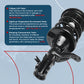 Vextone Front Strut Assembly Kit for 2003 2004 2005 Honda Civic 1.7L – Noise Reduction & Comfort Upgrade – Replaces OEM 172185 172186 (Pair)