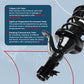 Vextone Front Strut Assembly Kit for 2001-2002 Honda Civic Coupe/Sedan (No Si), 2003-2005 Honda Civic 1.3L Hybrid – Noise Reduction & Comfort Upgrade – Replaces OEM 171433 171434 (Pair)