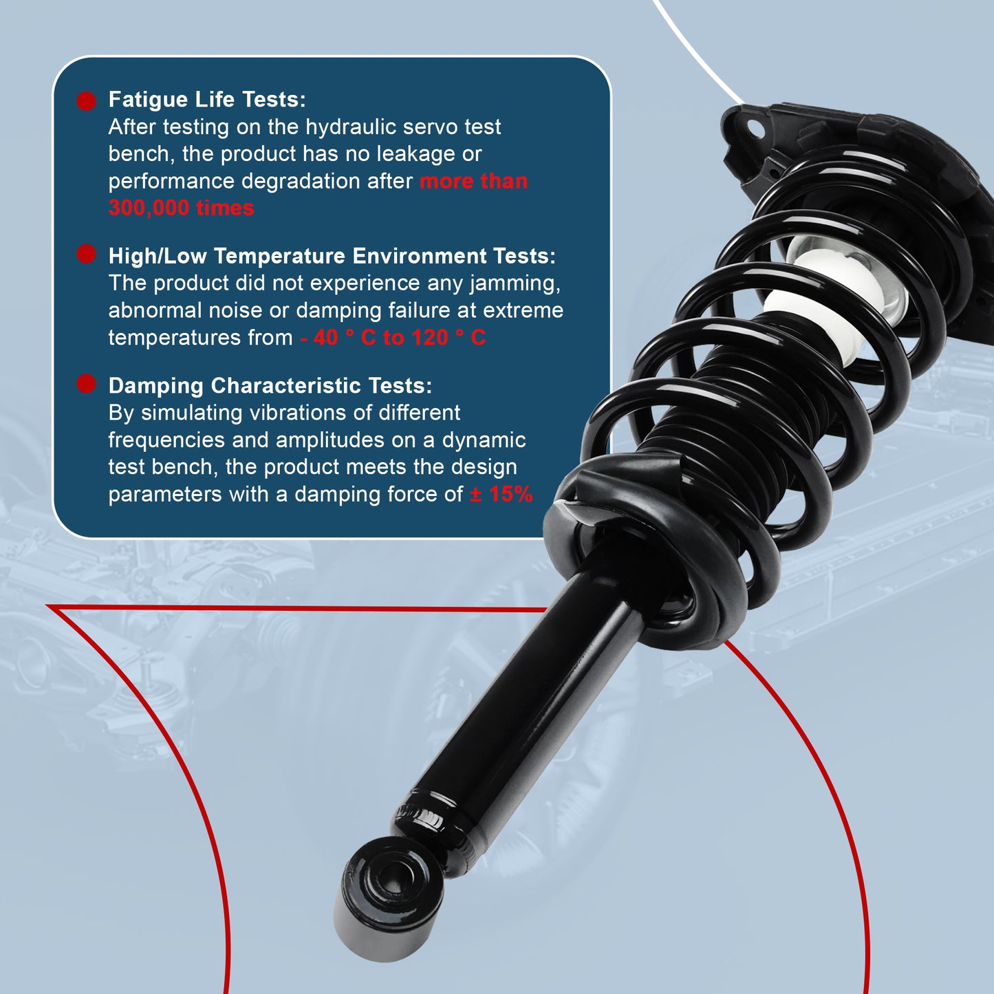 Vextone Rear Struts Shock Absorbers Coil Spring Assembly Fit for 2002-2006 Nissan Sentra SE-R/SE-R Spec V – Noise Reduction & Comfort Upgrade – Replaces OEM 171359 (Pair)