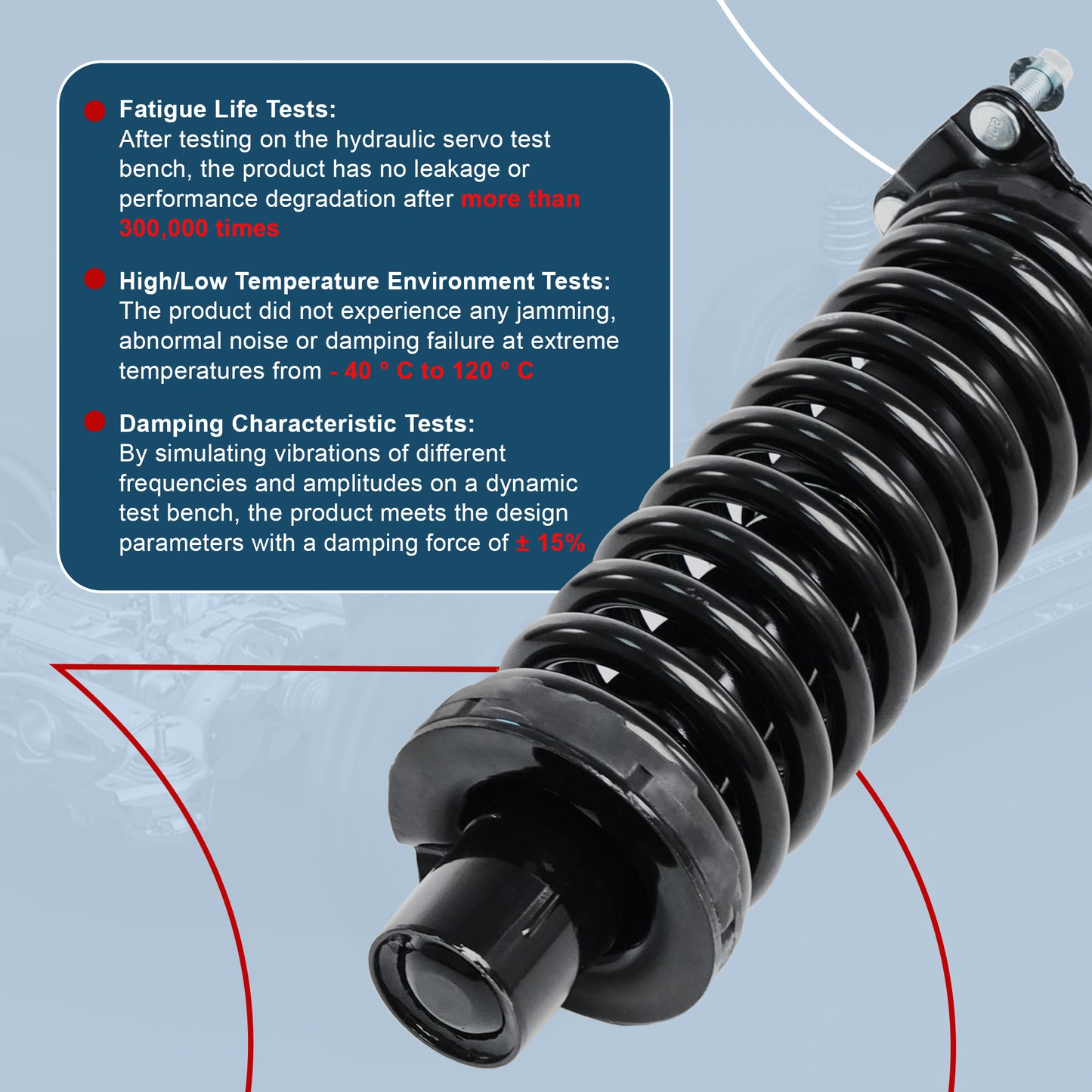 Vextone Front Strut Assembly Kit for 2007 2008 2009 2010 2011 Dodge Nitro, 2002-2012 Jeep Liberty 2.4L/3.7L (NO Diesel Models) – Noise Reduction & Comfort Upgrade – Replaces OEM 171577L/R (Pair)