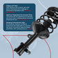 Vextone Front Strut Assembly Kit for 1999-2004 for Honda Odyssey Mini Van – Noise Reduction & Comfort Upgrade – Replaces OEM 171597 171598(Pair)