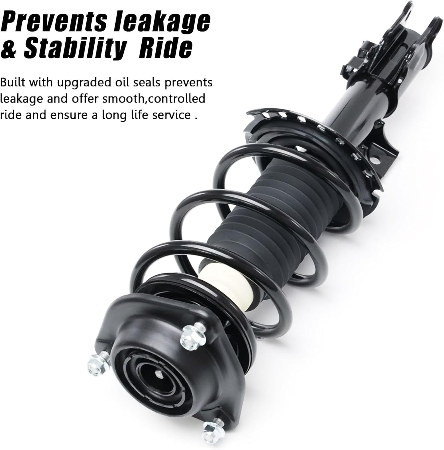 Precision Front Struts Coil Spring Assembly for 2011-2016 Hyundai Elantra Sedan L4 1.8L (172708 172709)